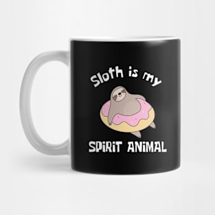 Sloth Is My Spirit Animal Funny Mug